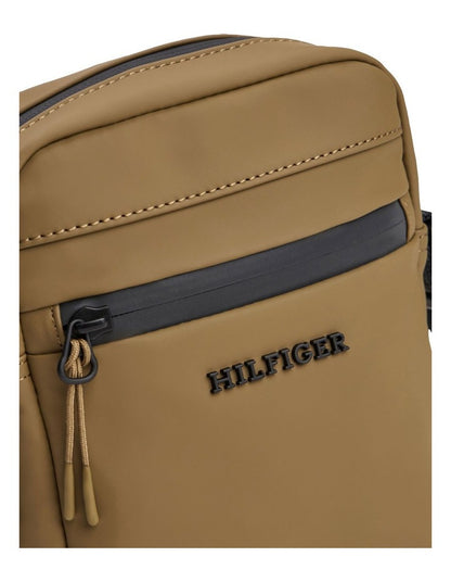 Mini Crossbody Reporter Bag in Beige