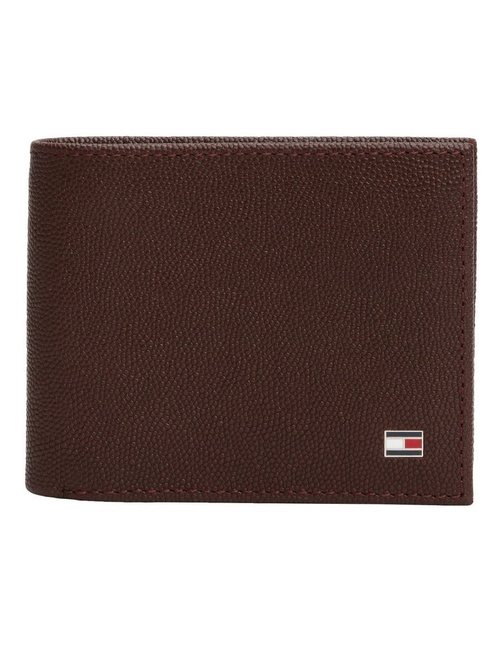 Flag Mini Credit Card Wallet in Brown