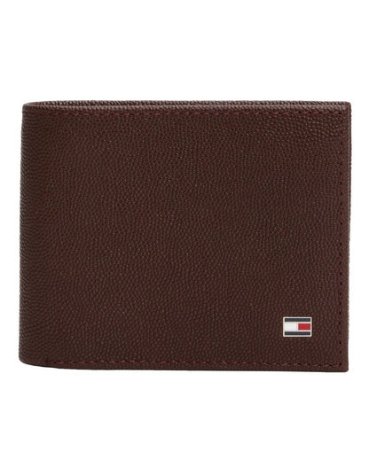 Flag Mini Credit Card Wallet in Brown