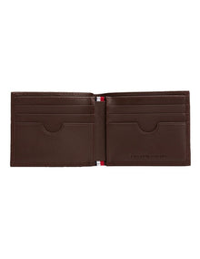 Flag Mini Credit Card Wallet in Brown