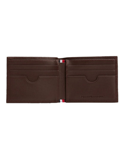 Flag Mini Credit Card Wallet in Brown