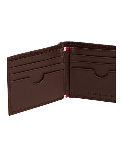 Flag Mini Credit Card Wallet in Brown