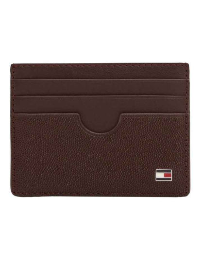 Flag Credit Card Holder Wallet in Brown