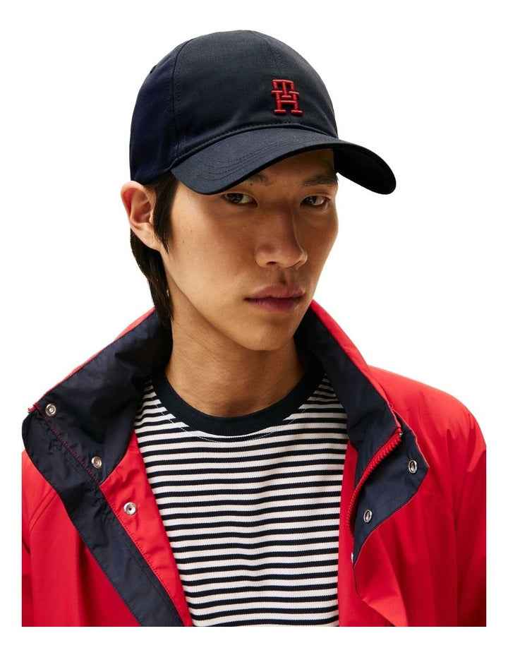 TH Cap in Navy/Red