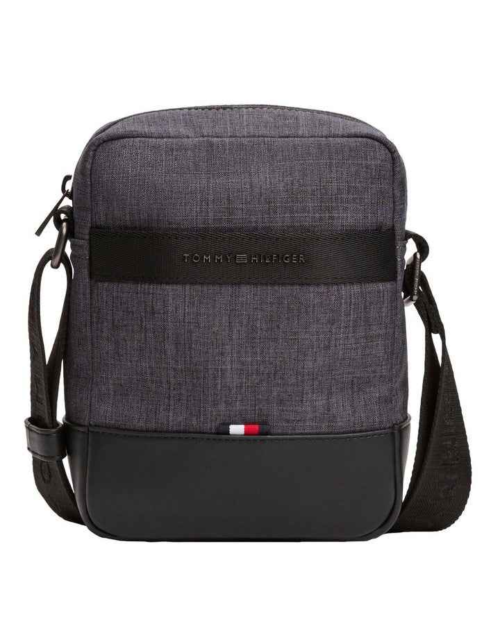 Nylon Mini Reporter Bag in Grey