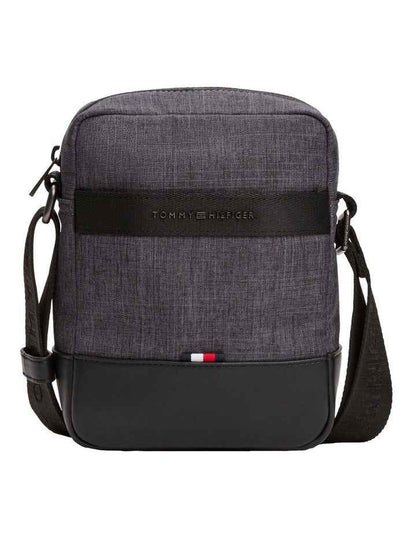 Nylon Mini Reporter Bag in Grey