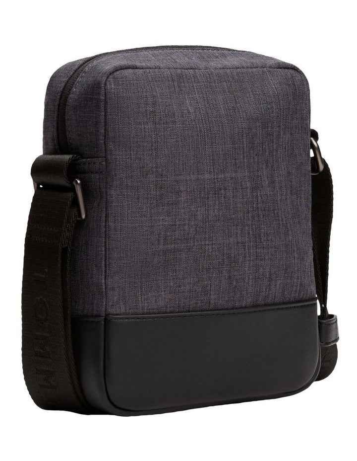 Nylon Mini Reporter Bag in Grey
