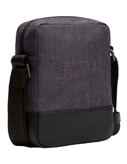 Nylon Mini Reporter Bag in Grey