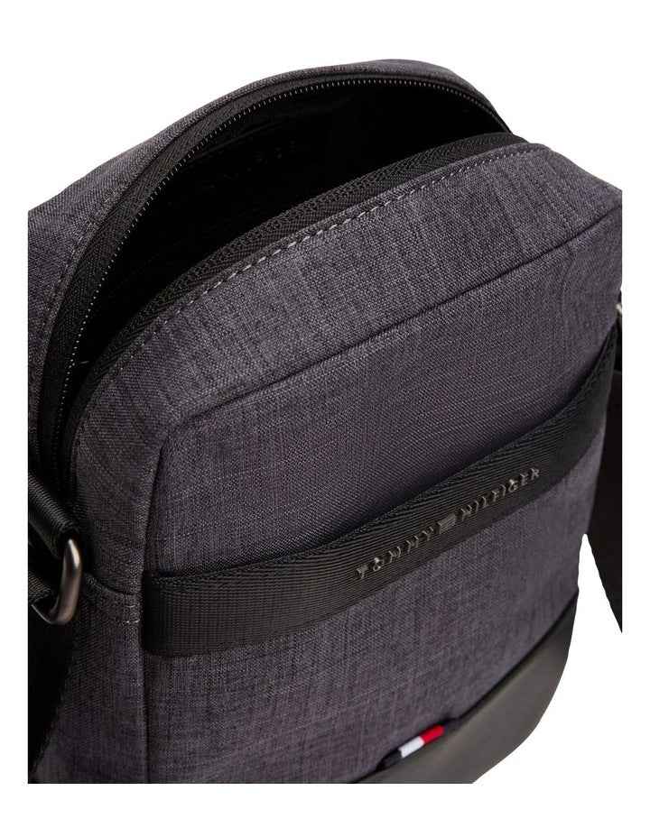 Nylon Mini Reporter Bag in Grey