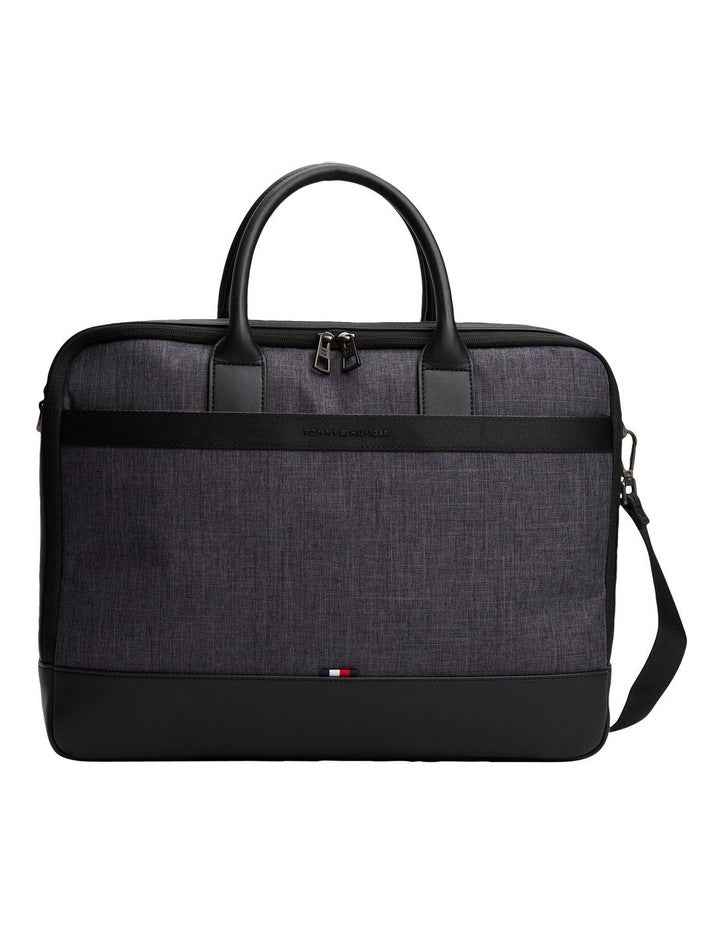 Nylon Travel Computer Bag in Grey