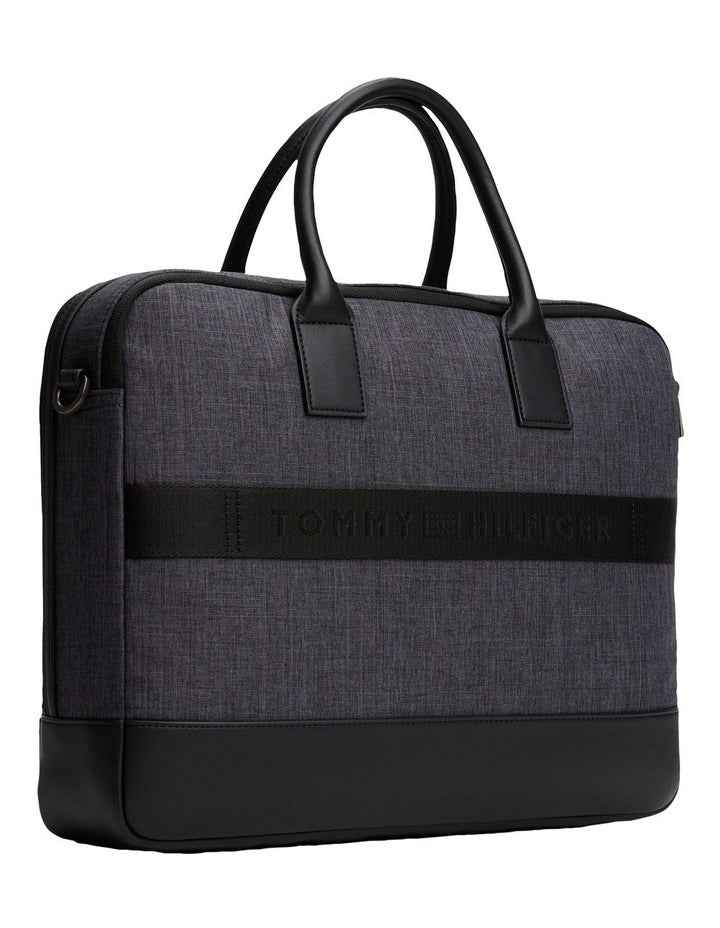 Nylon Travel Computer Bag in Grey