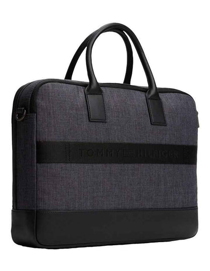 Nylon Travel Computer Bag in Grey