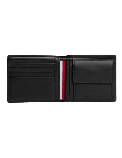 Central Leather Bifold Wallet in Black