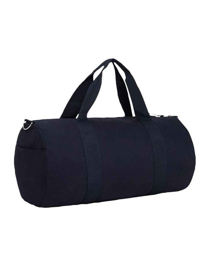 Logo Colourblock Canvas Duffel Bag in Blue