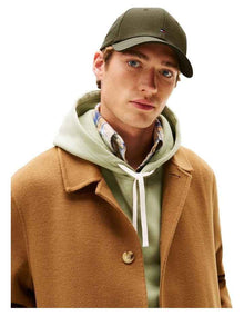 Flag 6 Panel Baseball Cap in Brown