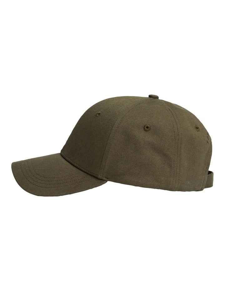 Flag 6 Panel Baseball Cap in Brown