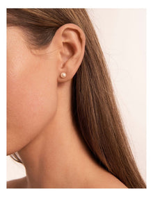 Earring 6mm in Pearl