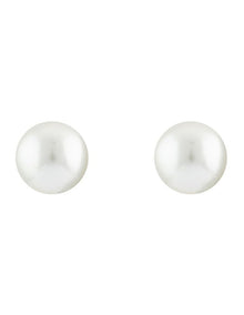 Earrings 10mm in Pearl