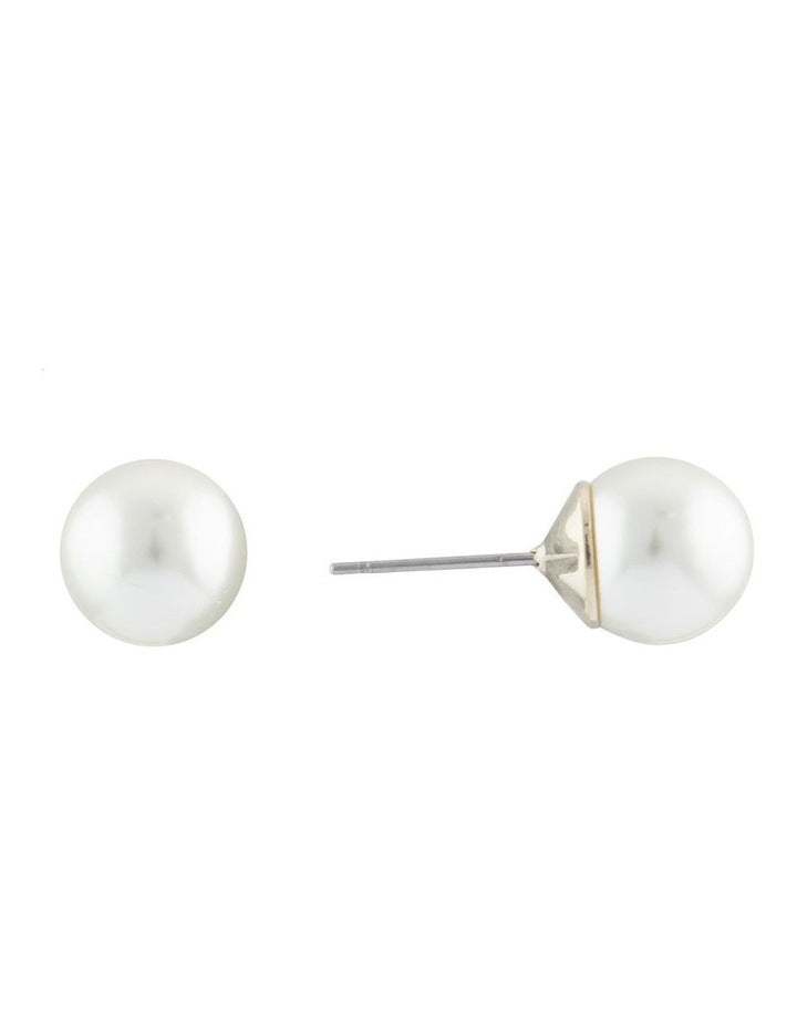 Earrings 10mm in Pearl