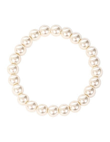 Essential 8mm Pearl Bracelet in Cream