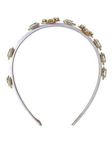 Jewelled Bee Headband in Cream