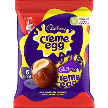 Cadbury Creme Egg Chocolate Easter Bunny Sharepack 240g