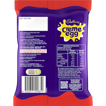 Cadbury Creme Egg Chocolate Easter Bunny Sharepack 240g