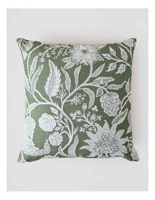 Embroidered Decorative Cushion - Sage