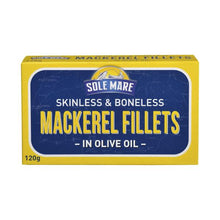 SOLE MARE MACKEREL:IN OLIVE OIL:.:120 GRAM
