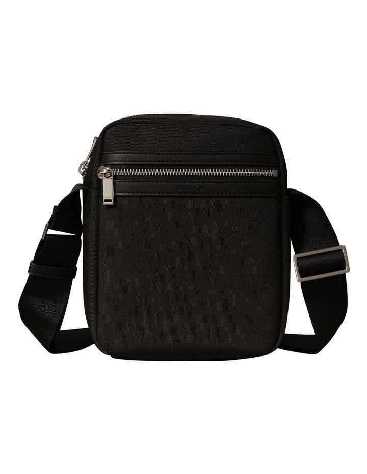 Contrast Reporter Bag in Black