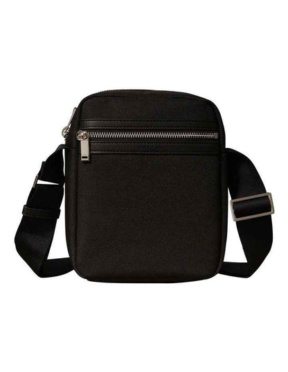 Contrast Reporter Bag in Black
