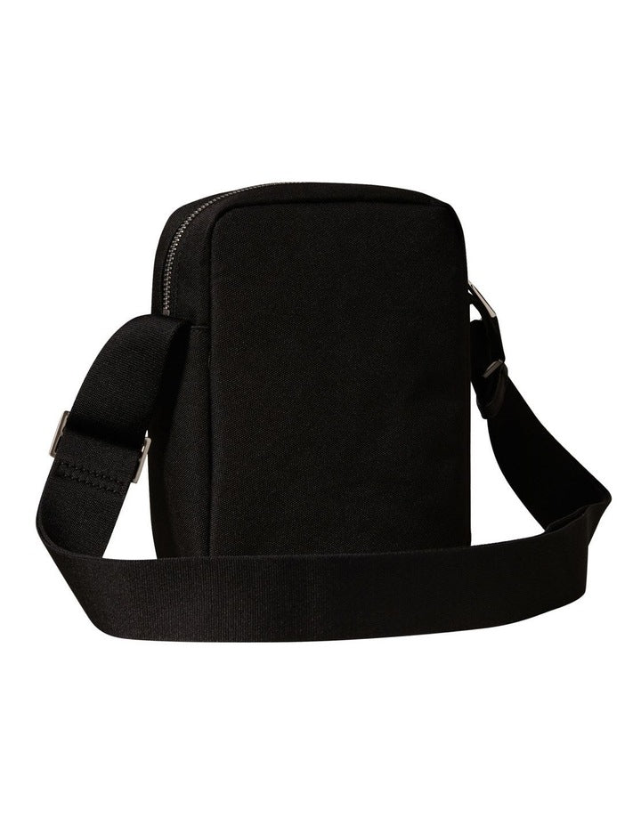 Contrast Reporter Bag in Black