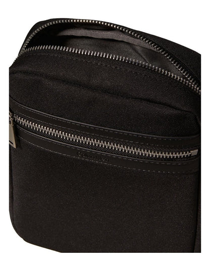 Contrast Reporter Bag in Black