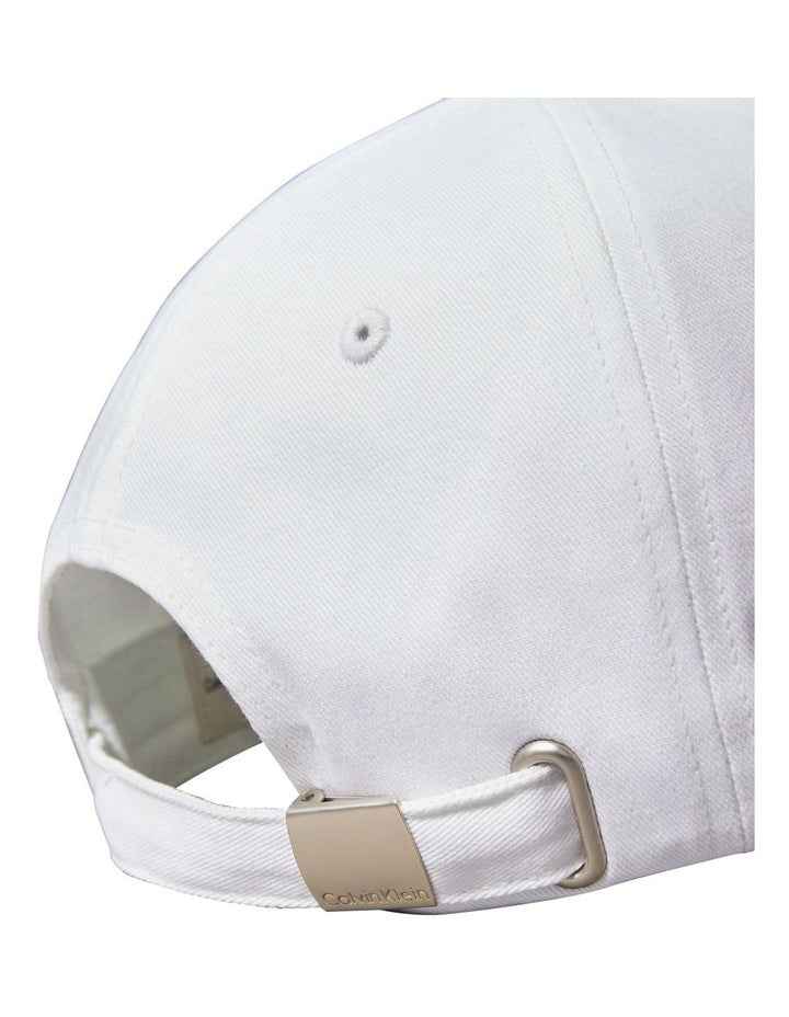 Logo Embroidery Baseball Cap in Bright White