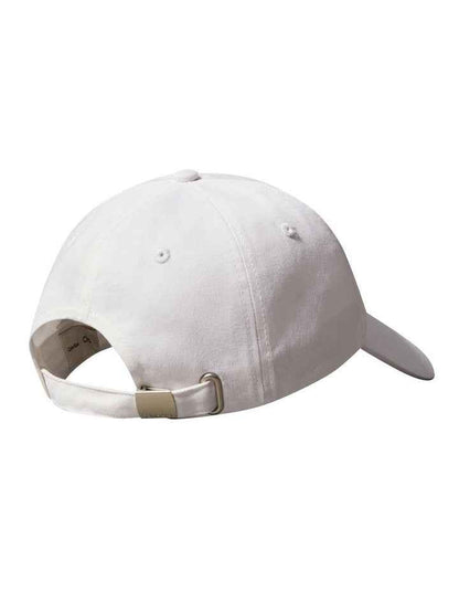 Twill Logo Cap in Brilliant White