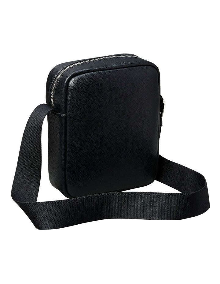 Micro Pebble Reporter Bag in Black