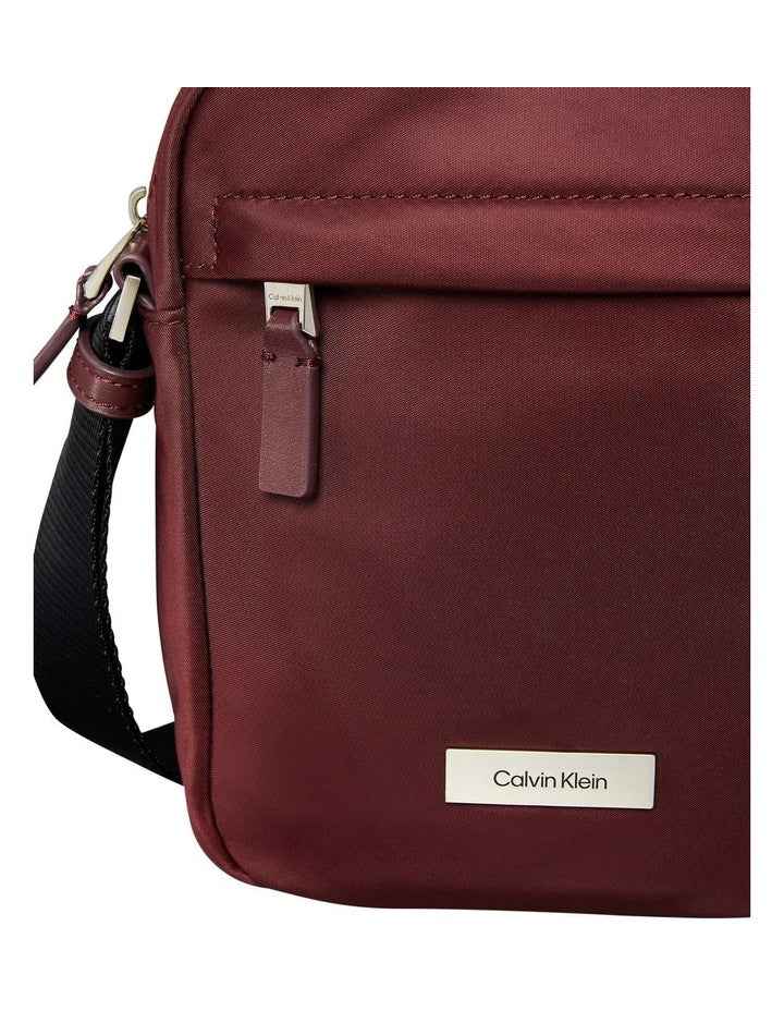 Matte Nylon Reporter Bag in Decadent Chocolate