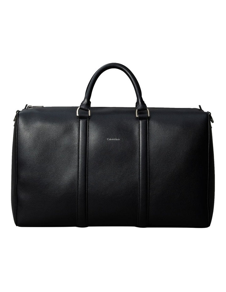 Micro Pebble Duffle Bag in Black