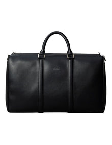 Micro Pebble Duffle Bag in Black