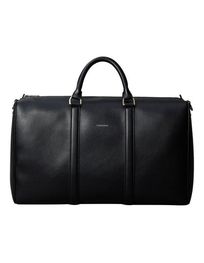 Micro Pebble Duffle Bag in Black