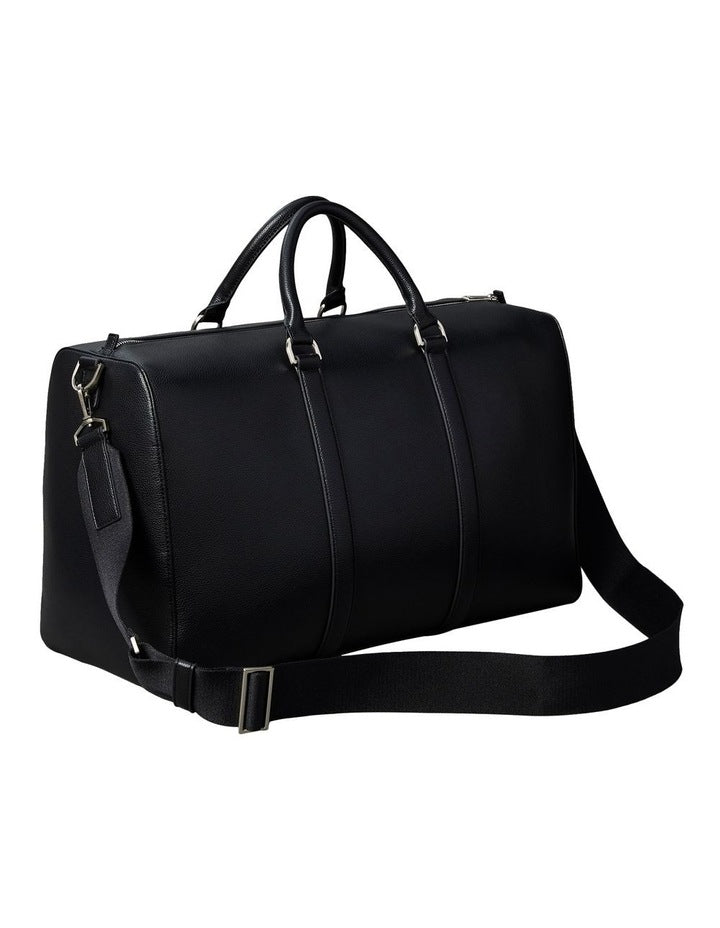 Micro Pebble Duffle Bag in Black