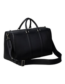 Micro Pebble Duffle Bag in Black