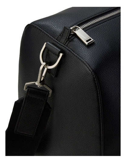 Micro Pebble Duffle Bag in Black