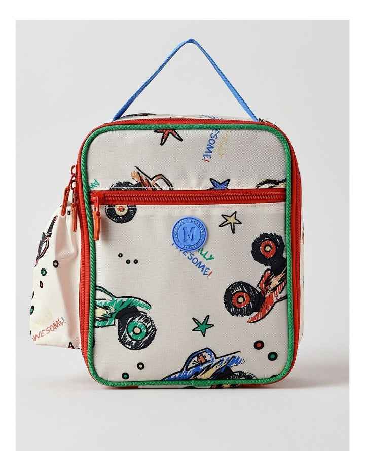 Boys Lunch Bag Monster Truck in Tan