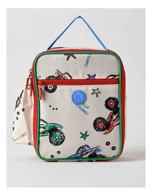Boys Lunch Bag Monster Truck in Tan
