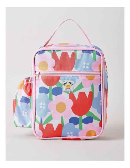 Lunch Bag Sunflower in Pink