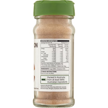Woolworths Cinnamon Sugar 60g