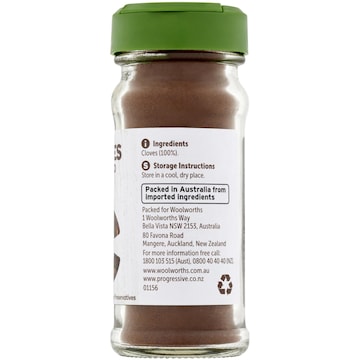 Woolworths Cloves Ground 30g