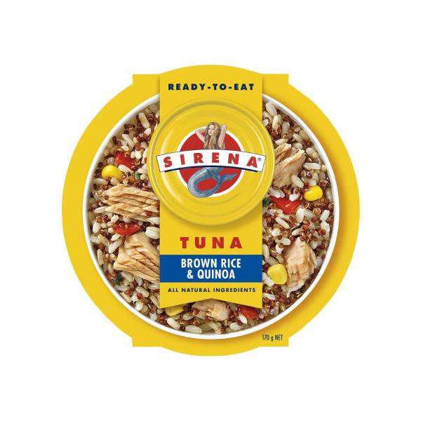 SIRENA TUNA & SUPERFOODS:RICE & QUINOA:.:170 GRAM