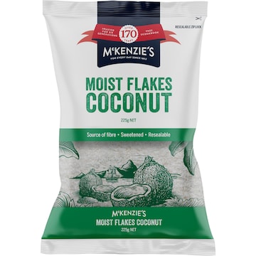 McKenzie's Coconut Moist Flakes 225g